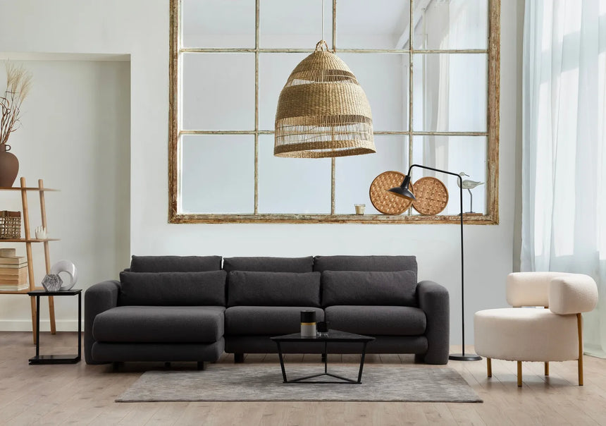 Lily Ecksofa, Linke Seite, in Grau, 290x165 cm von Atelier Del Sofa – Bild 3