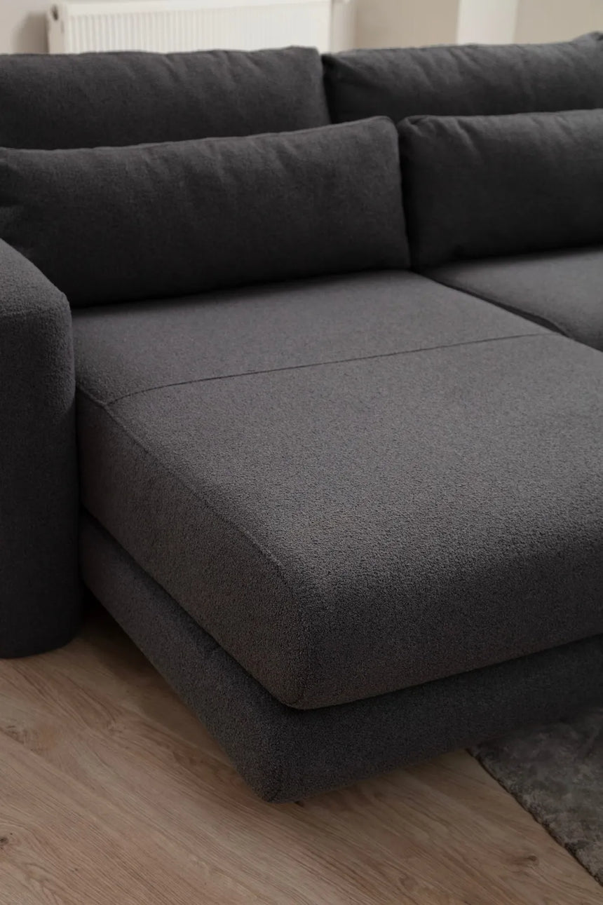Lily Ecksofa, Linke Seite, in Grau, 290x165 cm von Atelier Del Sofa – Bild 6