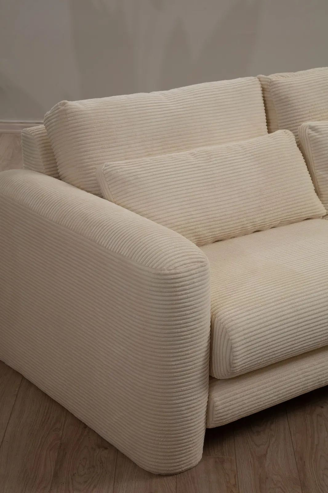 Lily Ecksofa, Rechte Seite, in Beige, 290x165 cm von Atelier Del Sofa – Bild 3