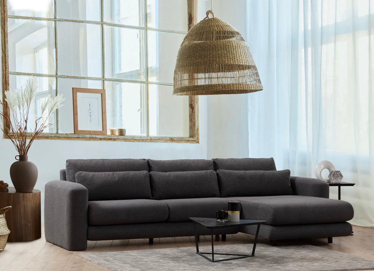 Lily Ecksofa, Rechte Seite, in Grau, 290x165 cm von Atelier Del Sofa – Bild 2