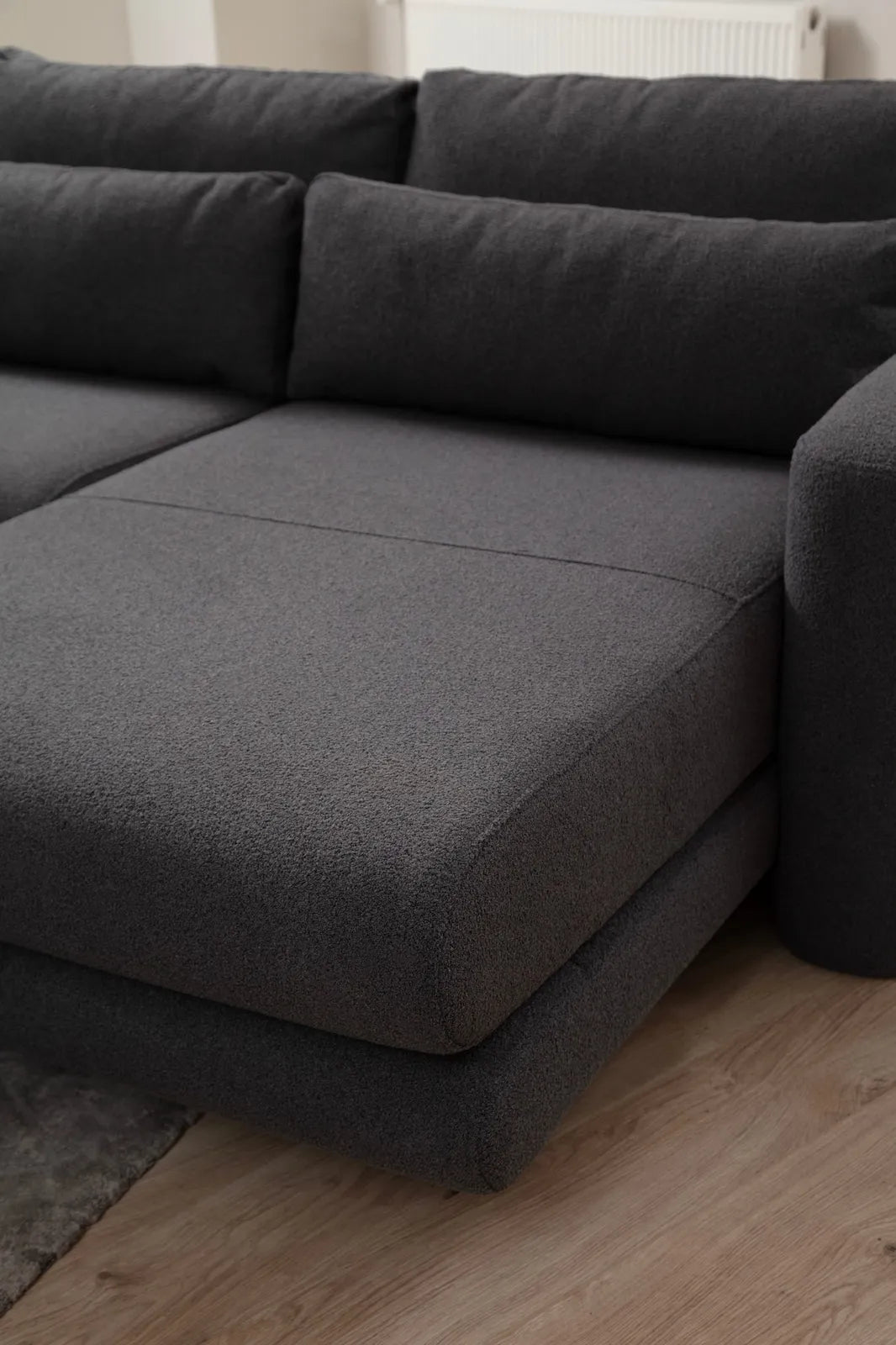 Lily Ecksofa, Rechte Seite, in Grau, 290x165 cm von Atelier Del Sofa – Bild 6