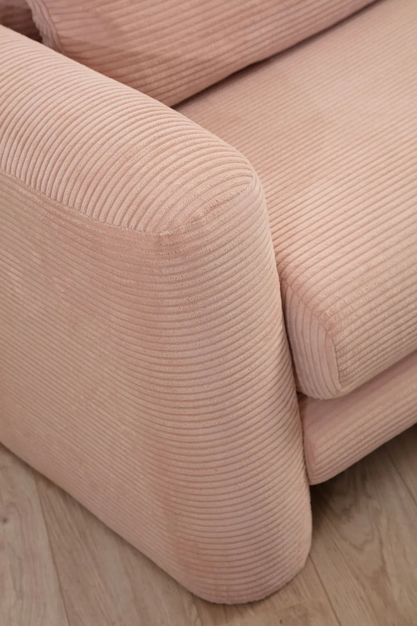 Lily Ecksofa, Rechte Seite, in Rosa, 290x165 cm von Atelier Del Sofa – Bild 3