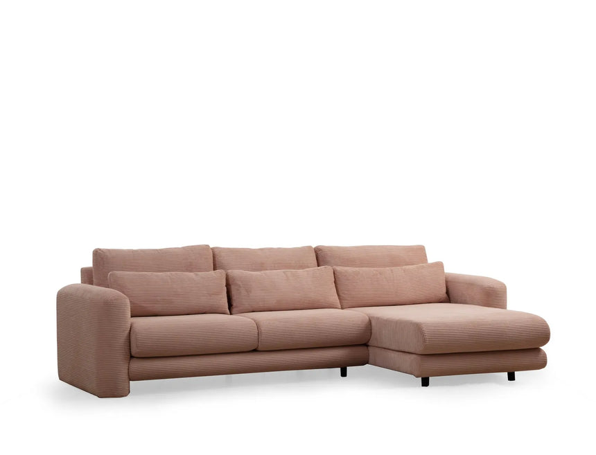Lily Ecksofa, Rechte Seite, in Rosa, 290x165 cm von Atelier Del Sofa – Bild 5