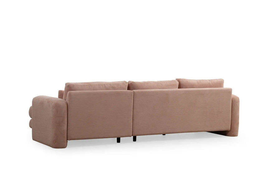 Lily Ecksofa, Rechte Seite, in Rosa, 290x165 cm von Atelier Del Sofa – Bild 6