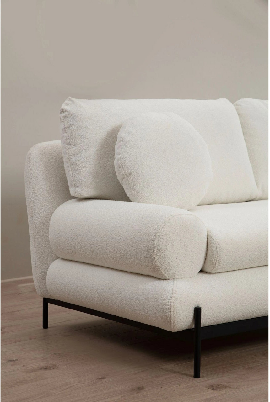 Livorno 2-Sitzer Sofa in Weiß, 188x85 cm von Atelier Del Sofa – Bild 6