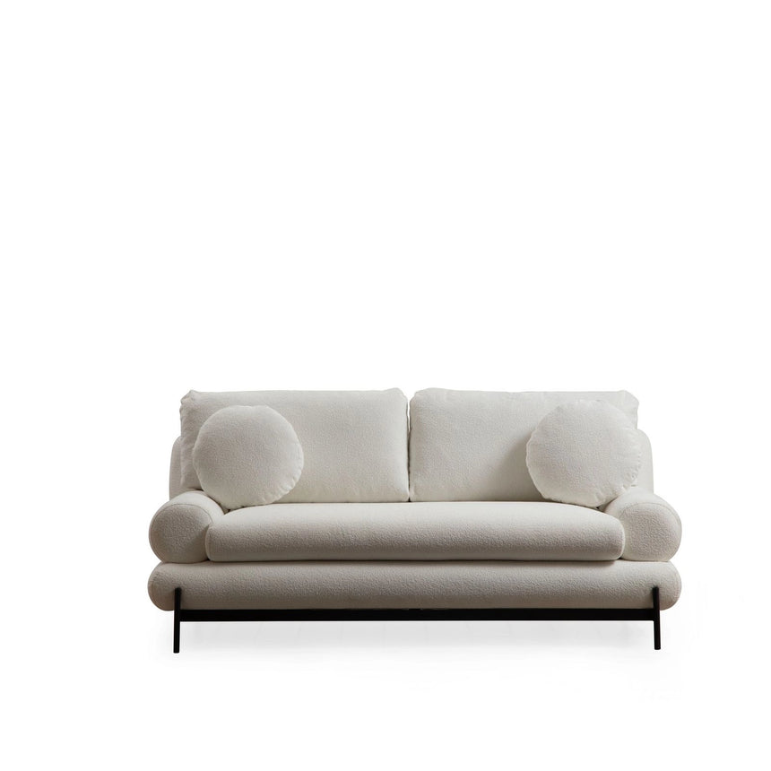 Livorno 2-Sitzer Sofa in Weiß, 188x85 cm von Atelier Del Sofa – Bild 7