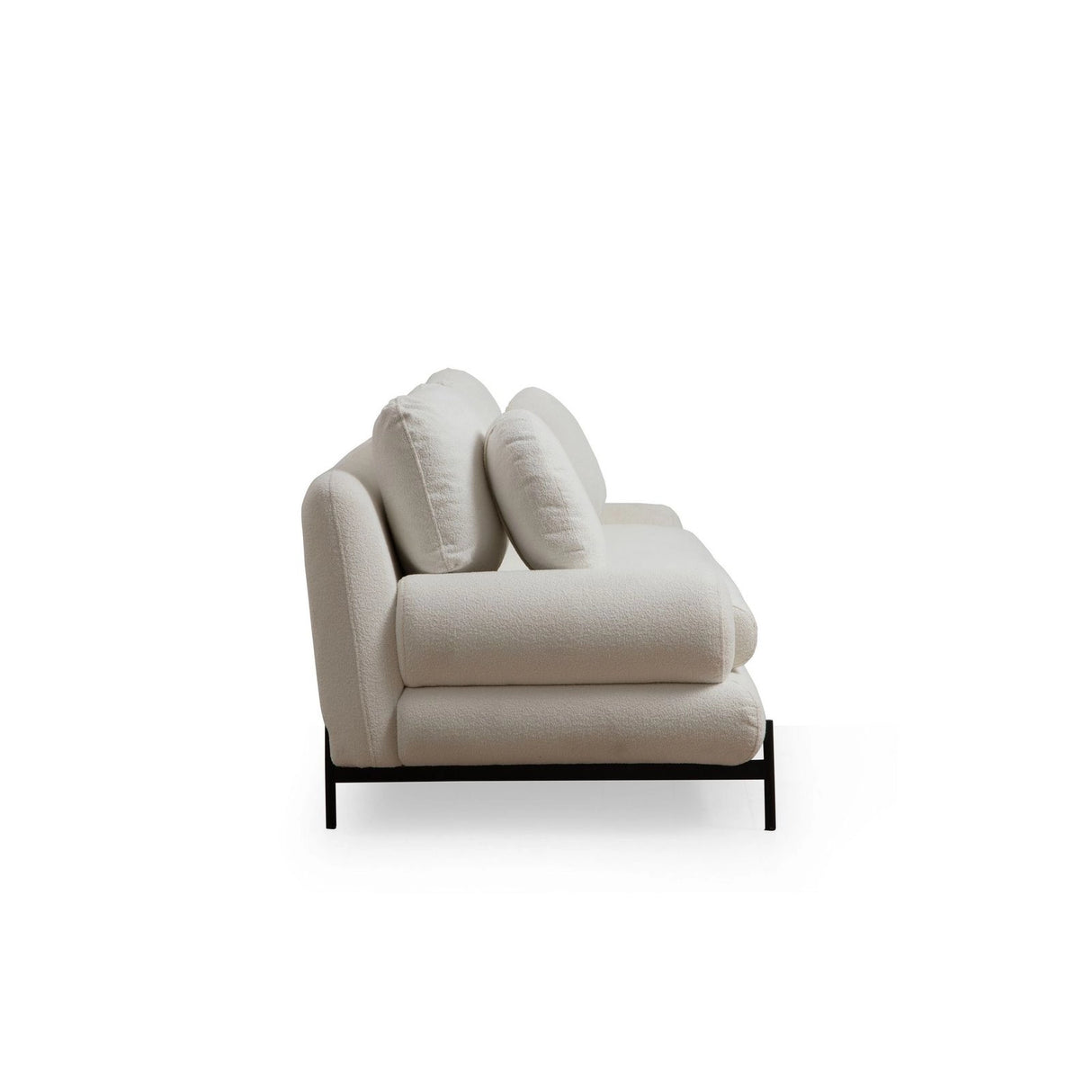 Livorno 2-Sitzer Sofa in Weiß, 188x85 cm von Atelier Del Sofa – Bild 8