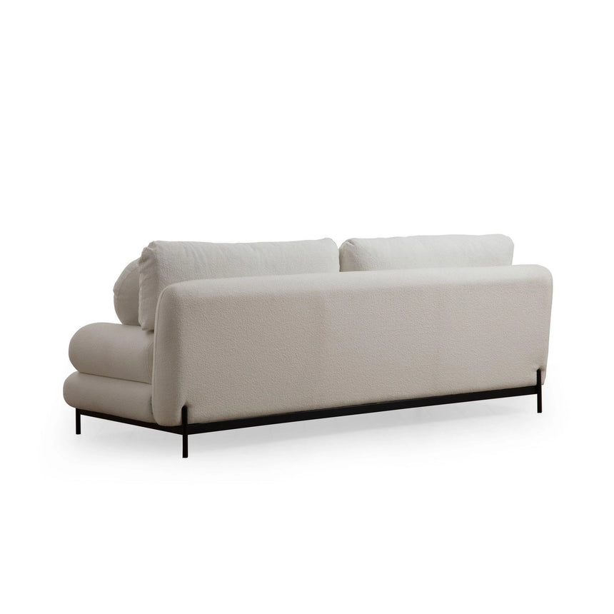 Livorno 3-Sitzer Sofa in Weiß, 230x85 cm von Atelier Del Sofa – Bild 12