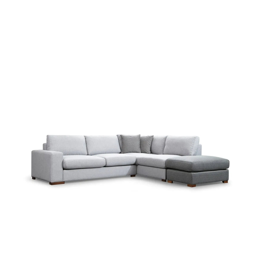 Loop Ecksofa in Grau und Hellgrau, 266x246 cm - ZEN ZONE Furniture