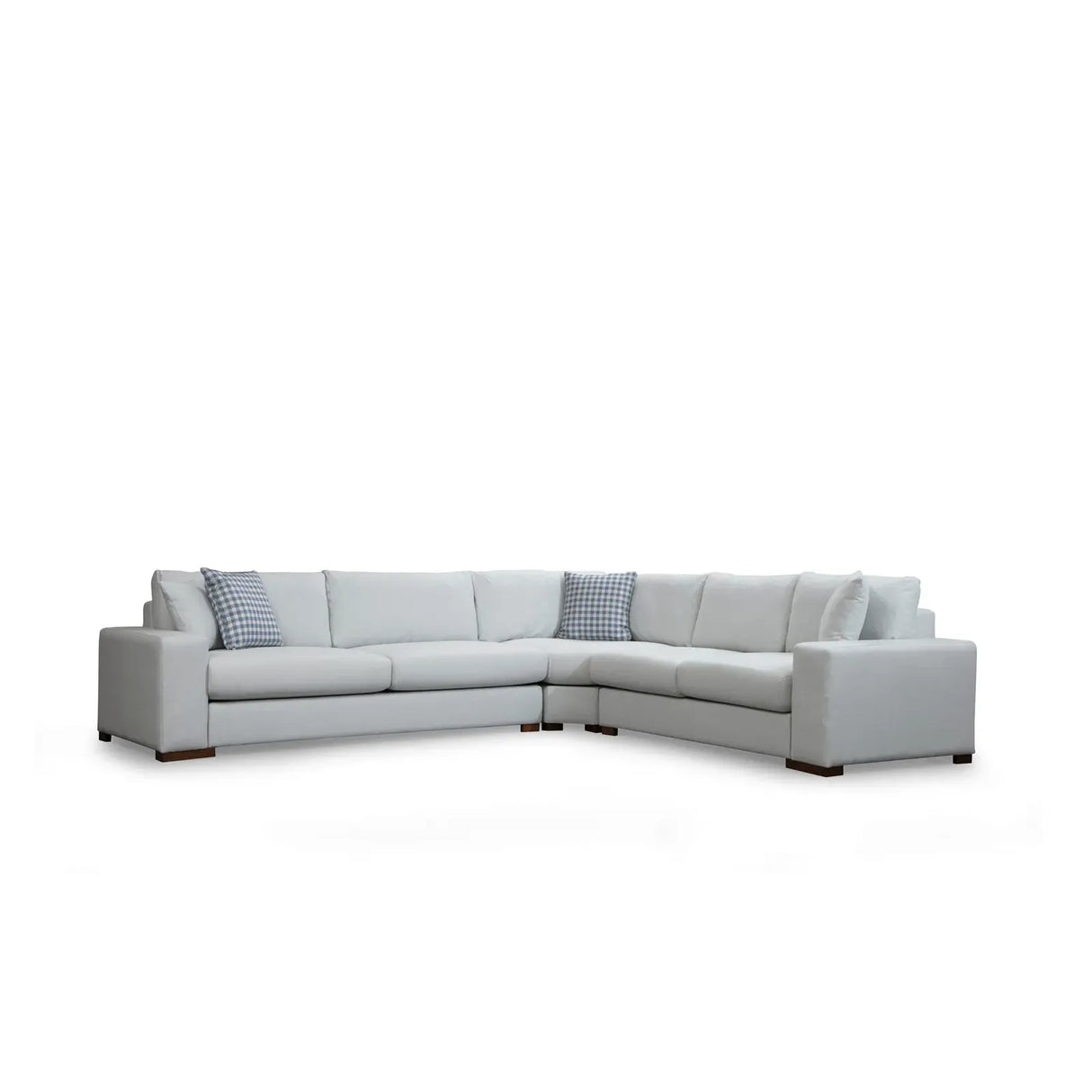 Loop Ecksofa in Weiß, 323x282 cm - ZEN ZONE Furniture