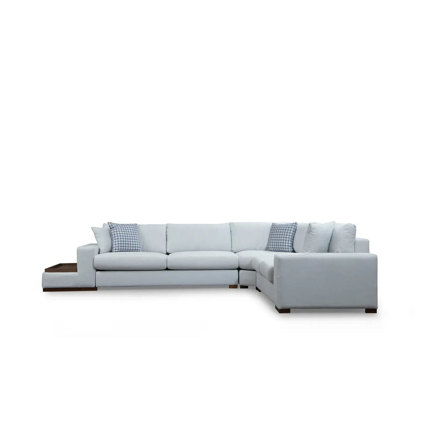 Loop Ecksofa in Weiß, 363x282 cm - ZEN ZONE Furniture