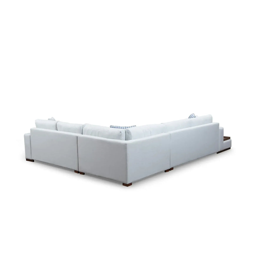 Loop Ecksofa in Weiß, 363x282 cm - ZEN ZONE Furniture