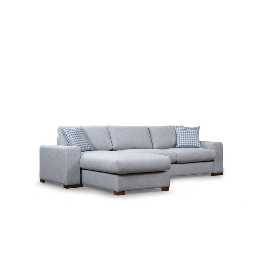 Loop Ecksofa, Linke Seite, in Hellgrau, 290x194 cm von Atelier Del Sofa – Bild 4