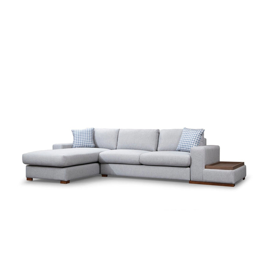 Loop Ecksofa, Linke Seite, in Hellgrau, 322x194 cm von Atelier Del Sofa – Bild 6