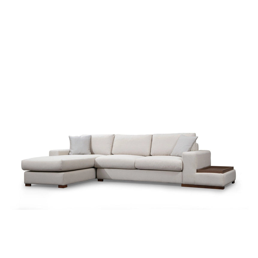 Loop Ecksofa, Linke Seite, in Weiß, 312x194 cm von Atelier Del Sofa – Bild 6