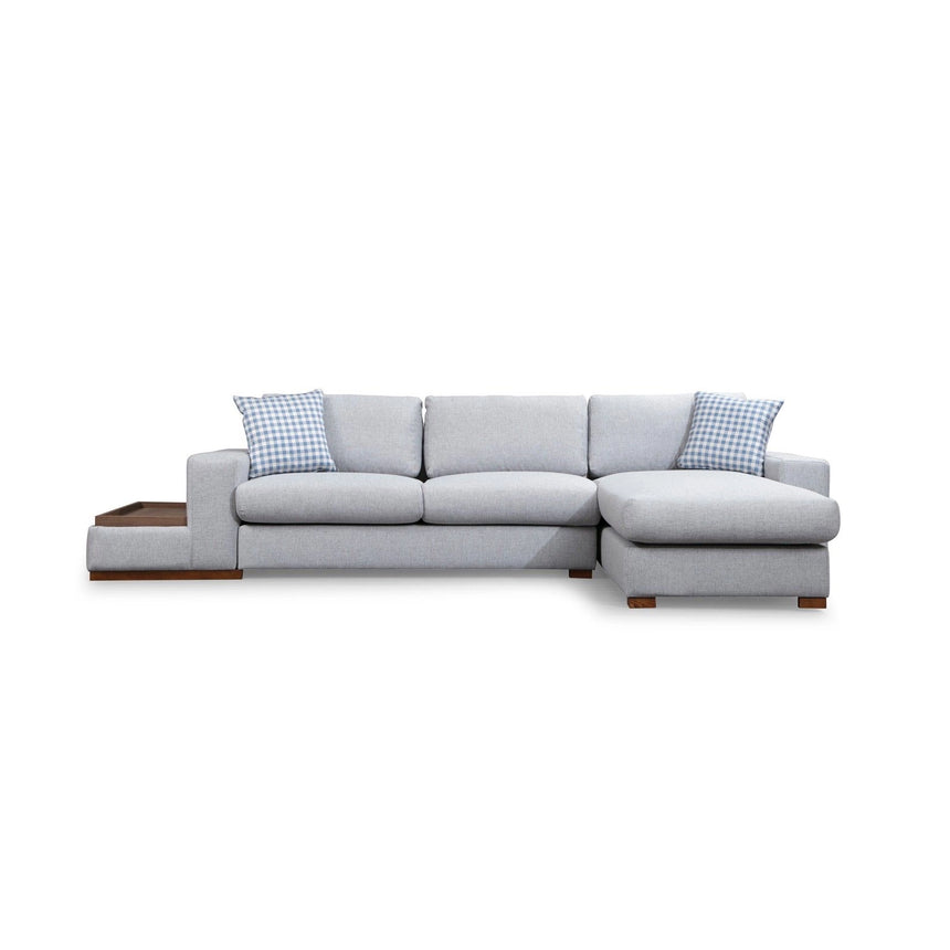 Loop Ecksofa, Rechte Seite, in Hellgrau, 322x194 cm von Atelier Del Sofa – Bild 5
