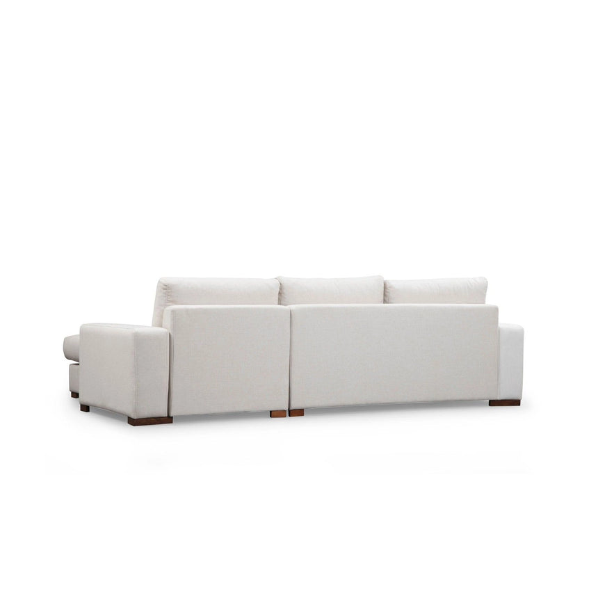 Loop Ecksofa, Rechte Seite, in Weiß, 270x194 cm von Atelier Del Sofa – Bild 6