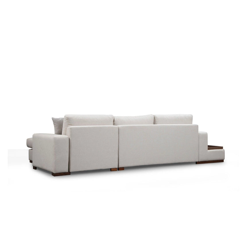 Loop Ecksofa, Rechte Seite, in Weiß, 312x194 cm von Atelier Del Sofa – Bild 11