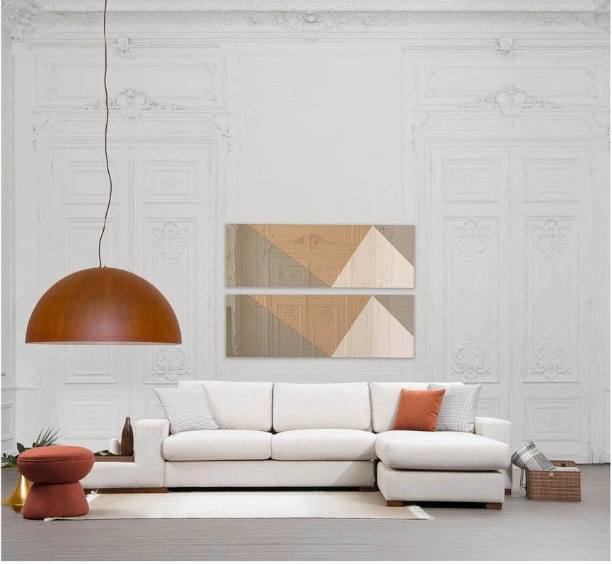 Loop Ecksofa, Rechte Seite, in Weiß, 312x194 cm von Atelier Del Sofa – Bild 2