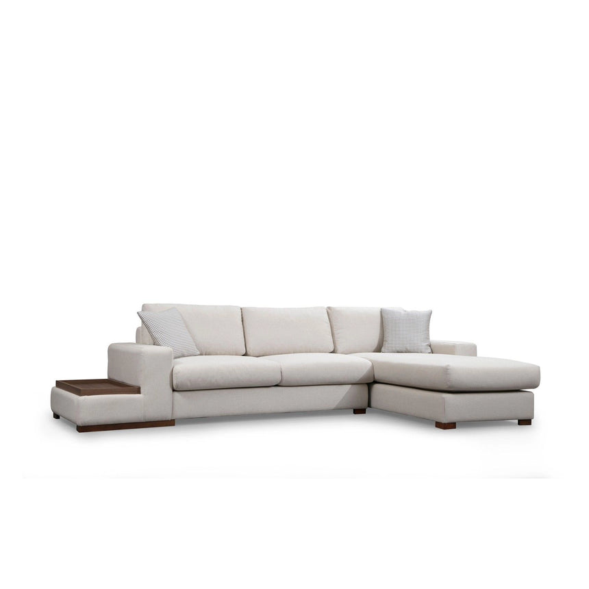 Loop Ecksofa, Rechte Seite, in Weiß, 312x194 cm von Atelier Del Sofa – Bild 7