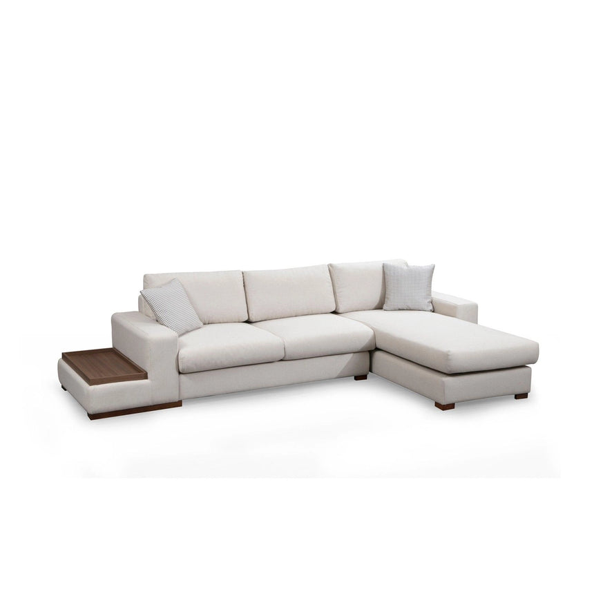 Loop Ecksofa, Rechte Seite, in Weiß, 312x194 cm von Atelier Del Sofa – Bild 8