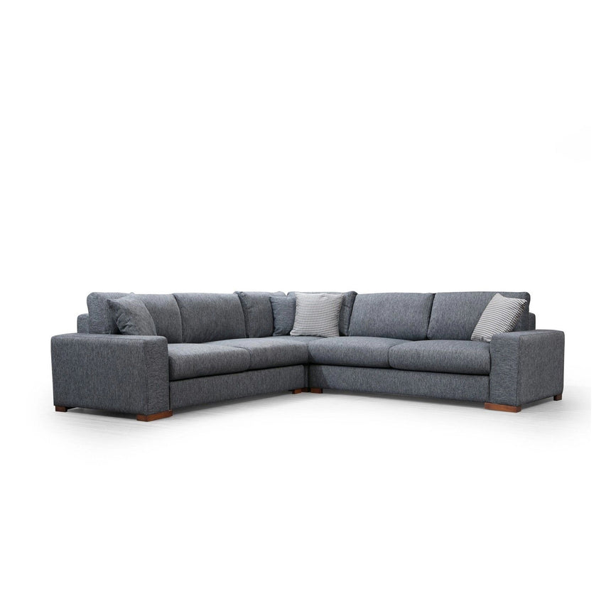 Loop Ecksofa, Symmetrisch, in Anthrazit, 282x282 cm von Atelier Del Sofa – Bild 4