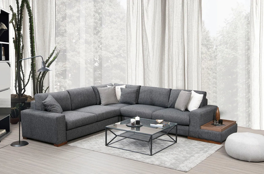 Loop Ecksofa in Anthrazit, 323x282 cm von Atelier Del Sofa – Bild 1