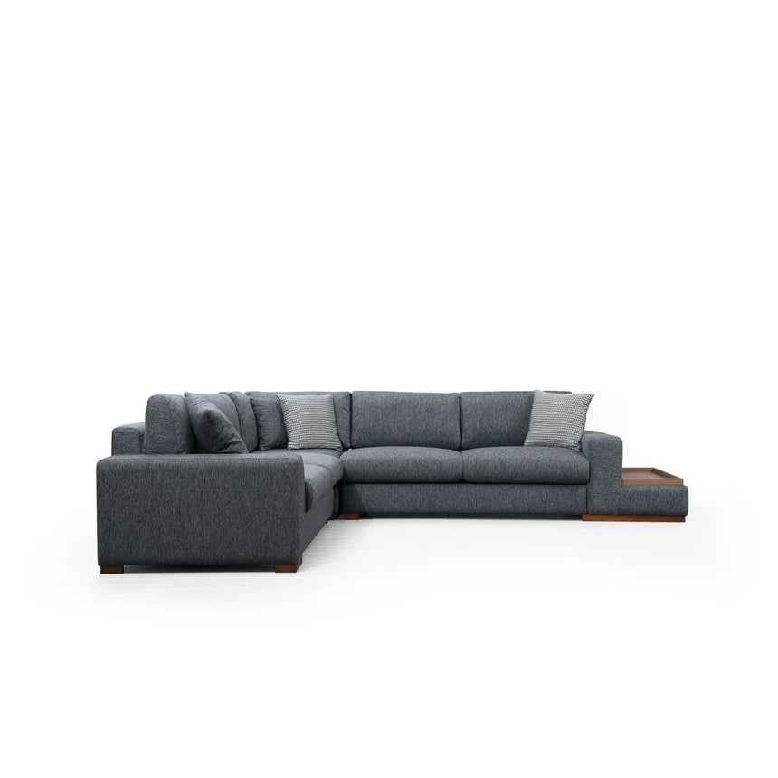 Loop Ecksofa in Anthrazit, 323x282 cm - ZEN ZONE Furniture