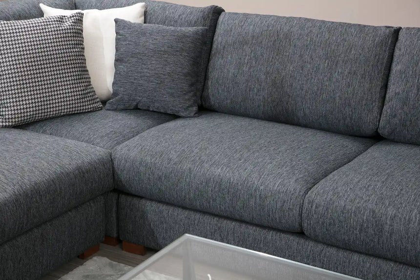 Loop Ecksofa in Anthrazit, 323x282 cm von Atelier Del Sofa – Bild 8