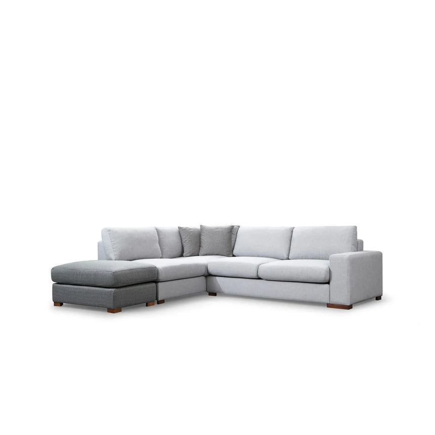 Loop Ecksofa in Grau und Hellgrau, 266x246 cm - ZEN ZONE Furniture