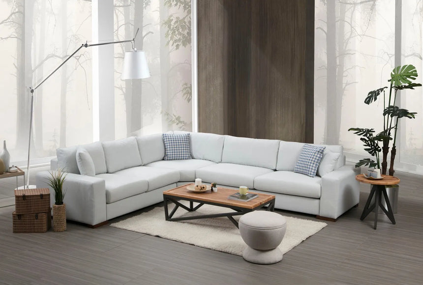 Loop Ecksofa in Weiß, 323x282 cm von Atelier Del Sofa – Bild 1