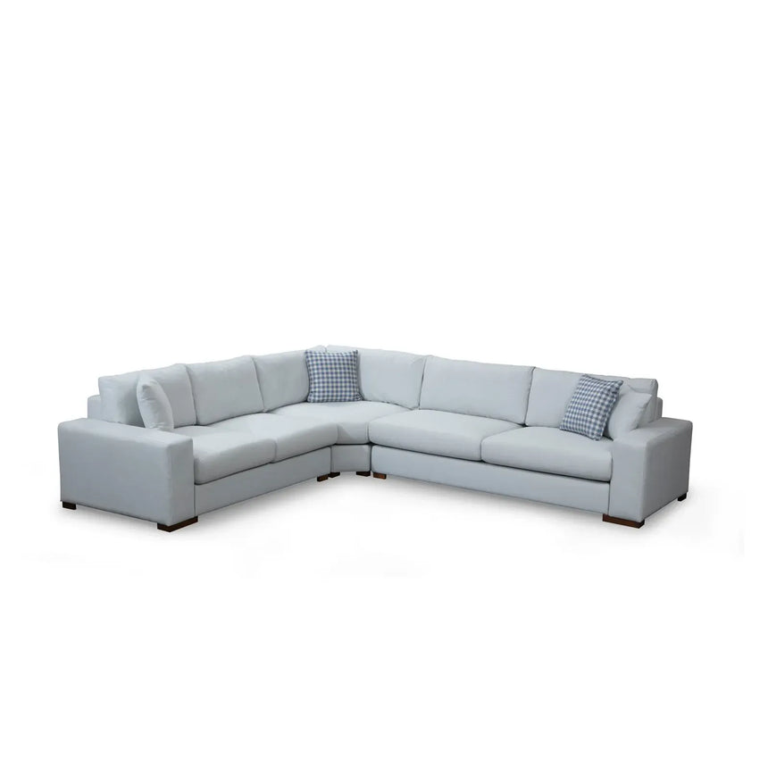 Loop Ecksofa in Weiß, 323x282 cm - ZEN ZONE Furniture
