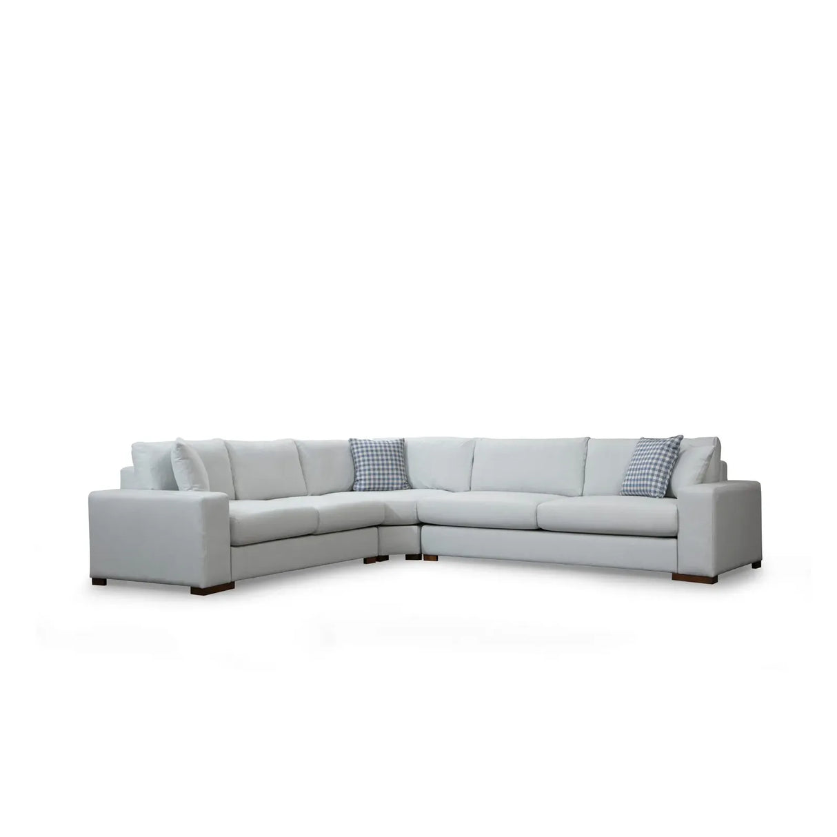 Loop Ecksofa in Weiß, 323x282 cm - ZEN ZONE Furniture