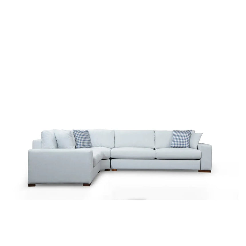 Loop Ecksofa in Weiß, 323x282 cm - ZEN ZONE Furniture