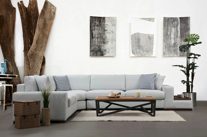 Loop Ecksofa in Weiß, 363x282 cm von Atelier Del Sofa – Bild 2
