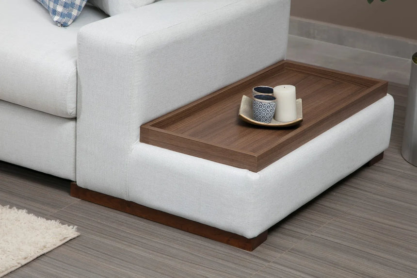 Loop Ecksofa in Weiß, 363x282 cm von Atelier Del Sofa – Bild 4