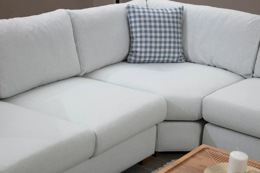 Loop Ecksofa in Weiß, 363x282 cm von Atelier Del Sofa – Bild 5