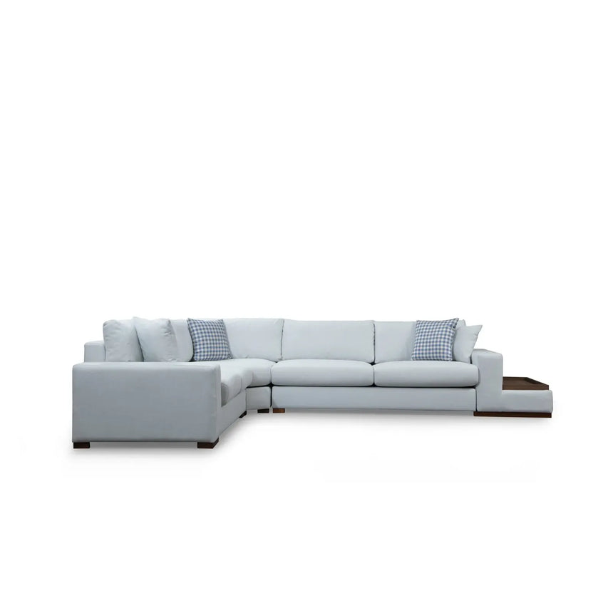 Loop Ecksofa in Weiß, 363x282 cm - ZEN ZONE Furniture