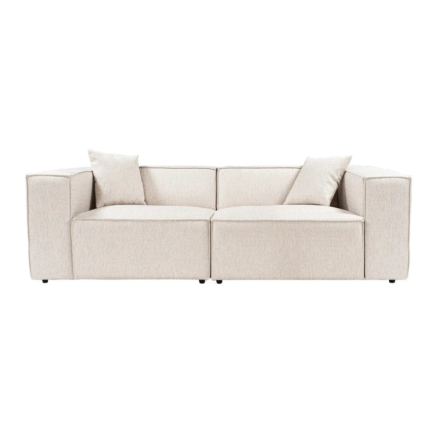 Lora 2-Sitzer Sofa in Mokka, 220x108 cm - ZEN ZONE Furniture