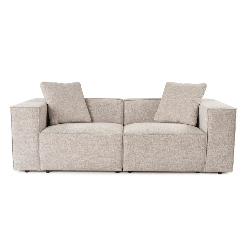 Lora 2-Sitzer Sofa in Mokka, 220x108 cm - ZEN ZONE Furniture