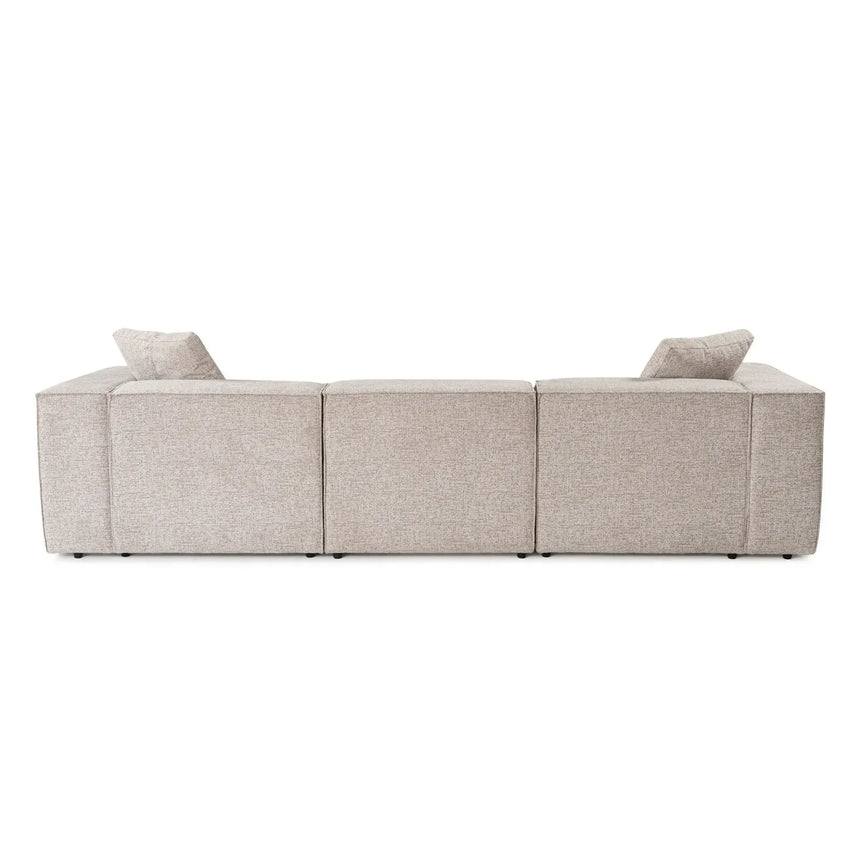 Lora Ecksofa aus Leinen, Rechte Seite, 303x193 cm - ZEN ZONE Furniture