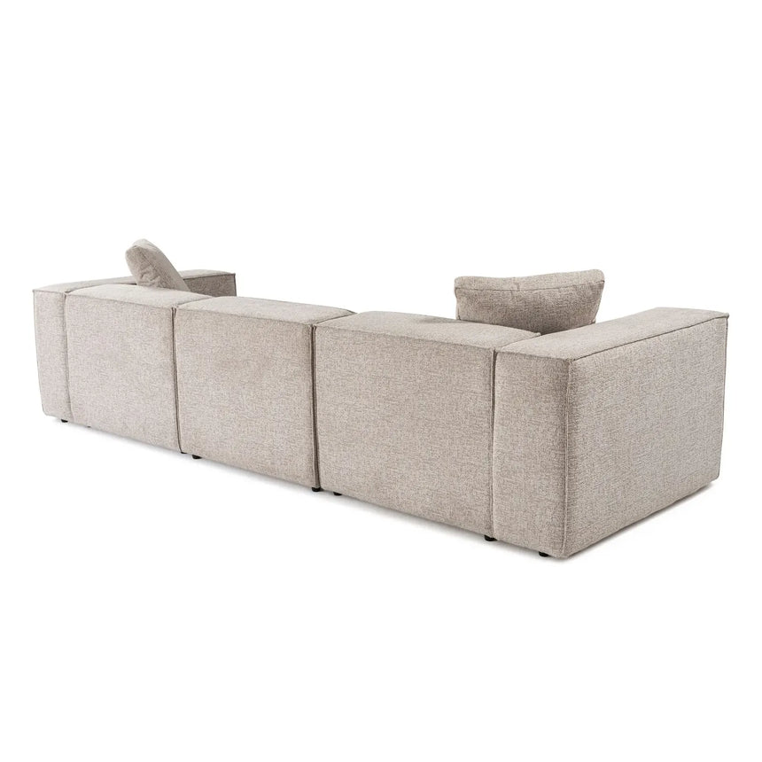 Lora Ecksofa aus Leinen, Rechte Seite, 303x193 cm - ZEN ZONE Furniture