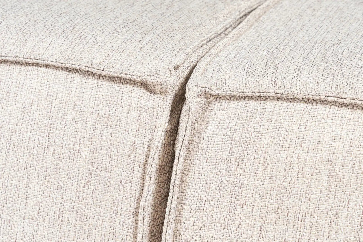 Lora Ecksofa aus Leinen, Rechte Seite, in Hellbraun, 303x193 cm von Atelier Del Sofa – Bild 12