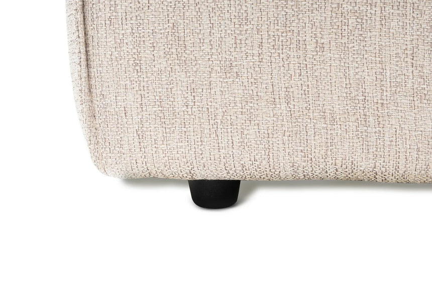 Lora Ecksofa aus Leinen, Rechte Seite, in Hellbraun, 303x193 cm von Atelier Del Sofa – Bild 14