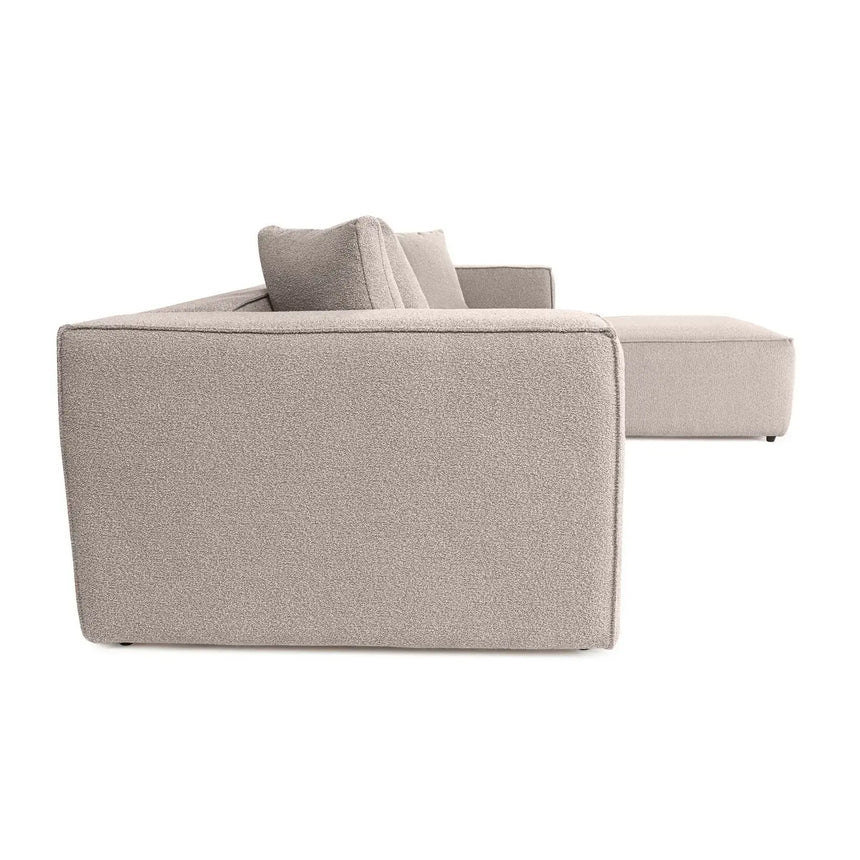 Lora Ecksofa aus Leinen, Rechte Seite, 303x193 cm - ZEN ZONE Furniture