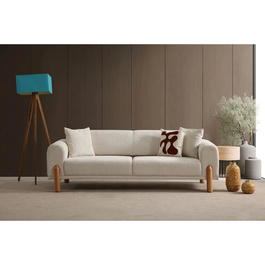 Lyke 3-Sitzer Schlafsofa in Creme, 228x88 cm von Atelier Del Sofa – Bild 3