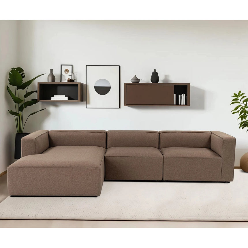 Mora XL Ecksofa, Linke Seite, in Braun, 320x235 cm von Atelier Del Sofa – Bild 1