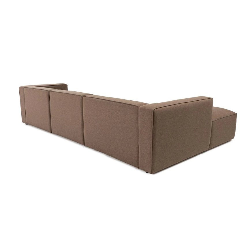 Mora XL Ecksofa, Linke Seite, in Braun, 320x235 cm von Atelier Del Sofa – Bild 8