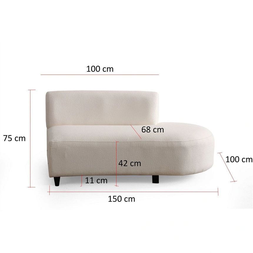 Pars Ecksofa in Creme, 300x100 cm von Atelier Del Sofa – Bild 12