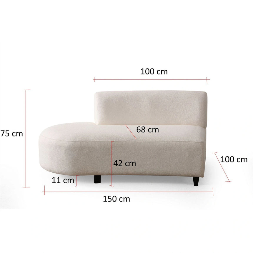 Pars Ecksofa in Creme, 390x100 cm von Atelier Del Sofa – Bild 13
